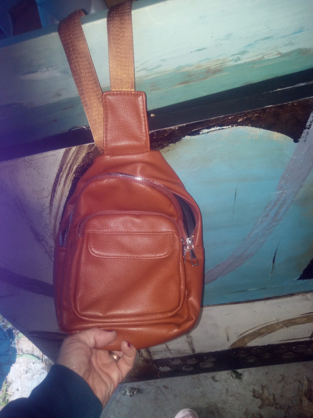 Women Brown Leather Sling Bag - Classic Crossbody